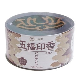 Mode Dela Casa Powerswood Gofuku Incense, Palo Santo Incense, 5 Types, Made in Japan