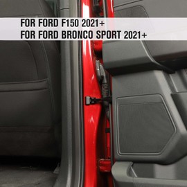Jimen Compatible with Ford F150/Ford Bronco Sport 2021-2023, 4PCS Car Door Check Arm Protector Cover Trim Door Hinge Covers