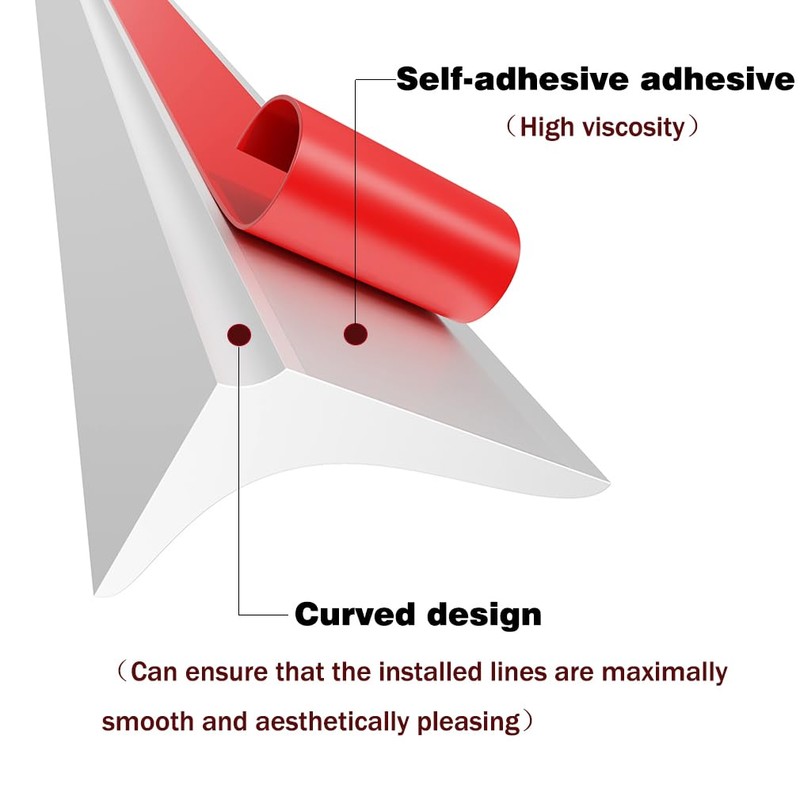 Water Dam Silicone Waterproof Barrier Bathroom and Kitchen Water Strip