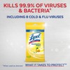 LYSOL Disinfecting Wipes - Lemon & Lime Blossom To-Go Flatpack
