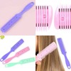 Hair Styling Razor Comb for Self-Hair Cutting Hair Thinning Blade 9ea