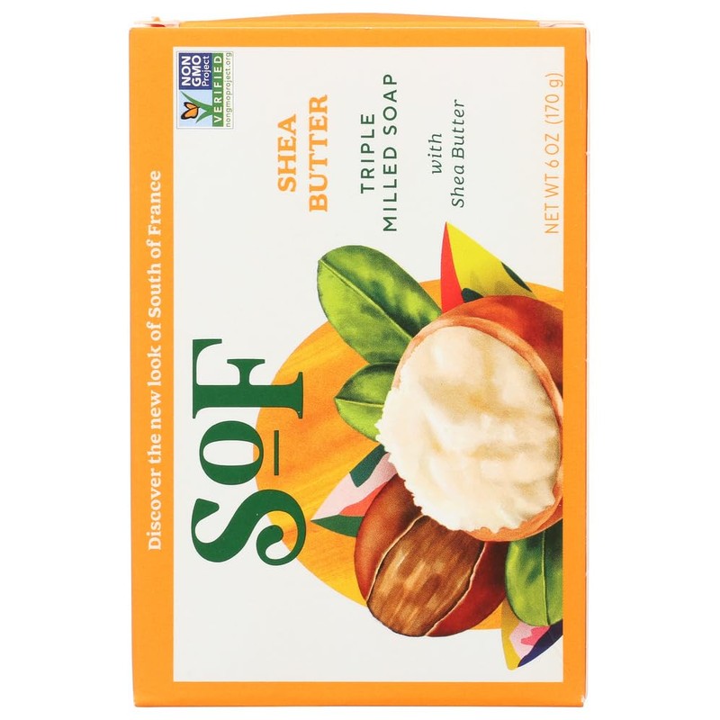 South Of France French Milled Bar Soap Shea Butter -