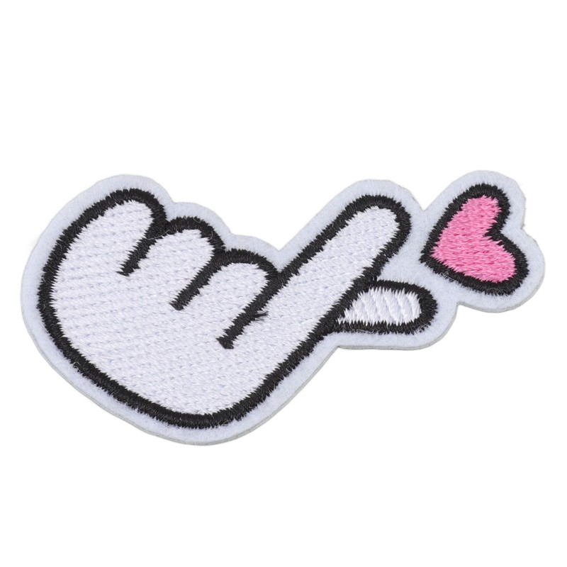 30Pcs Gesture Patches Love Heart Design Premium Cotton Strong Adhesion