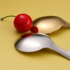 JIHUOO 6 Pieces Small Stainless Steel Salt Spoons Tea Spoons