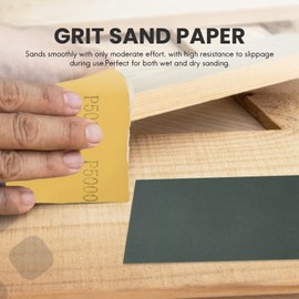 9 Pcs 3000 5000 7000 High Grit Wet and Dry Sandpaper Assortment Drywall Sanding Paper 9 X 3.6 Inch for Car Paint Auto Body Automotive Polishing