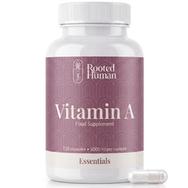 Vitamin A 5000 IU Retinol Acetate, 120 Capsules