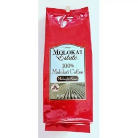 Fresh Roasted Coffee Molokai Estate 100% Moloka'i Coffee - Midnight Roast Whole Bean 1.5 lb