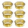 Aitsite Reducer 1/2 to 3/4 Inch Brass Reducer Thread Fitting