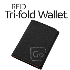 Go Travel Tri Fold RFID Micro Wallet - Protects Against Identity Theft & Digital Crime (Ref 684.101)
