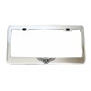 none BENTLEY Logo License Plate Frame, Custom Made of Stainless
