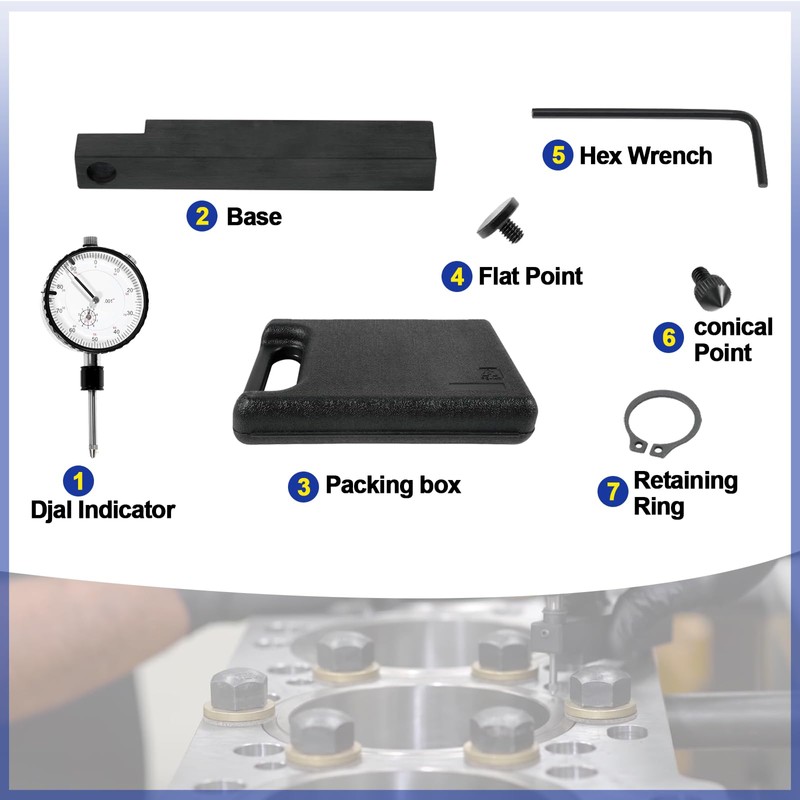 6434 Sleeve Height and Counter Bore Gauge Fits All diesal
