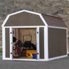 EZBUILDER 70188 Barn Style Shed Instant Framing Kit, 7'x8', Metal