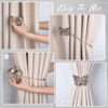 Dalababa Magnetic Curtain Tiebacks, 1 Pair Resin Drapery Holdbacks, Retro