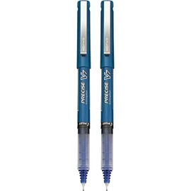 Pilot 25011 Precise V7 Bolígrafo, Tinta Líquida, Blister de 2 Piezas, color Azul