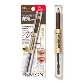 Lápiz y gel para cejas Revlon Colorstay Brow Fantasy tono Medium Brown
