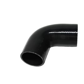 I33T Automotive Silicone Tubing, ID 3.75" to 4" (95mm-102mm) 90 Degree Elbow Reducer, 4.7" (120 mm) leg length,Universal 4-Ply High Performance Coupler Silicone Hose (Black)