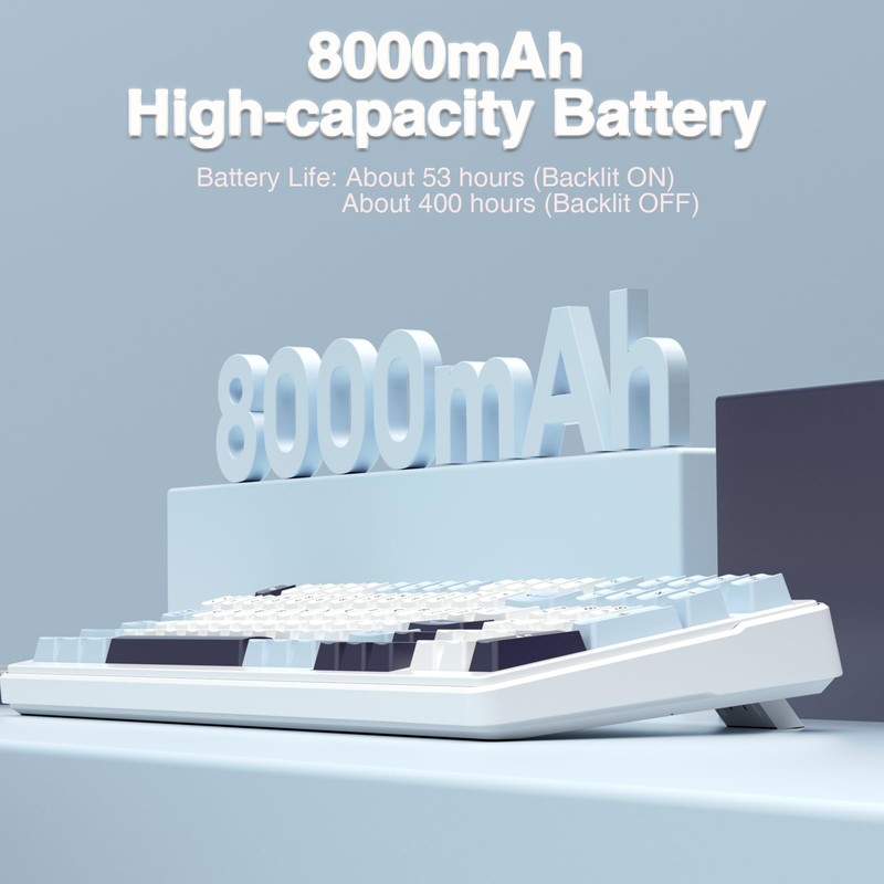 AULA F99 Wireless Mechanical Keyboard, Hot Swappable Custom Keyboard,Pre-lubed Linear