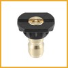 Partuto High Pressure Washer Spray Nozzle Tips Quick Connector Black