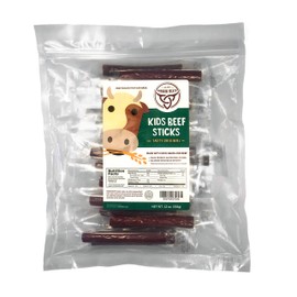 Mission Meats Kids Snacks Sugar Free Grass Fed Beef Sticks Gluten Free Paleo Healthy School Snacks for Kids Meat Sticks Beef Jerky Zero Sugar Protein Snacks Keto Snacks Snack Packs Lunch Snacks