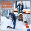 Lanties 4 Pcs 52 Inch Large Snow Shovel for Driveway