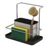 Relaxdays Sink Organiser, with Drip Tray and Sponge Holder, H