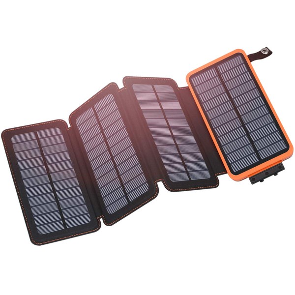 Hiluckey Hiluckey Solar Charger 25000mAh, Outdoor USB C Portable Power