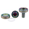 Wanyifa Titanium M8x15mm Bicycle Crank Arm Fixing Bolt with Cap