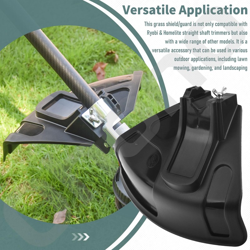 308473005 Grass Shield/Guard with Bolt Clamp Compatible with Ryobi 40