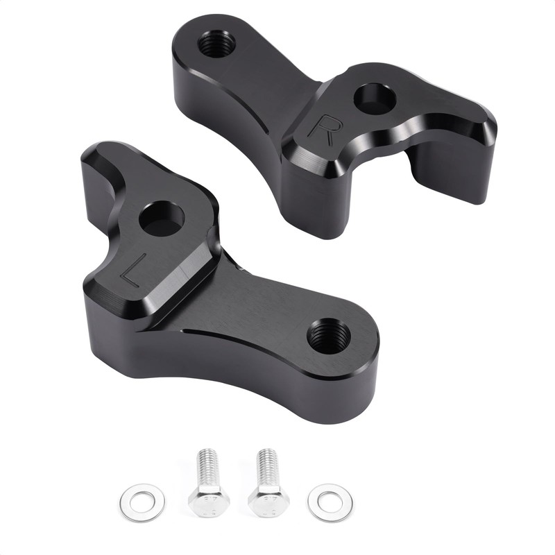 Bravema 1 Inch Lowering Link Blocks Motorcycle Black Rear Lowering