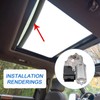 RADHLBNIU Sunroof Motor Compatible with Ford Explorer 2011-2017 Replaces# BB5Z-15790-A