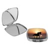 Island Gifting - Unicorn Black Silhouette in Sunset Background -