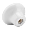 NINGWAAN 30 Pack White Door Cabinet Knobs, Ceramic Dresser Drawer