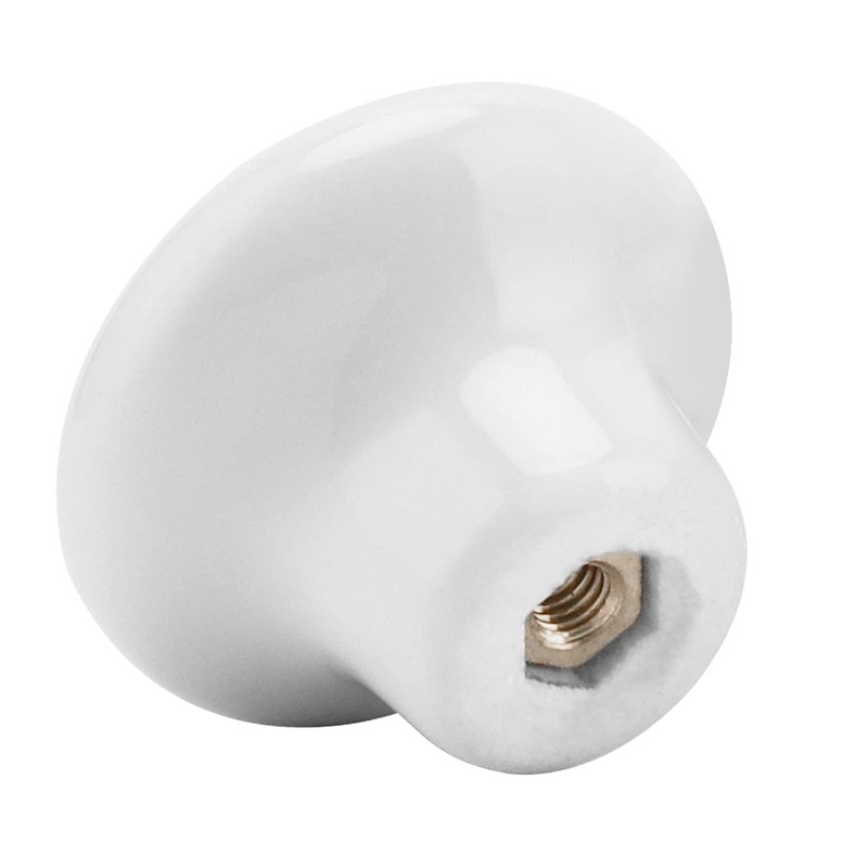 NINGWAAN 30 Pack White Door Cabinet Knobs, Ceramic Dresser Drawer