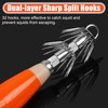 Luminous Squid Jig Hooks Saltwater Glow Squid Jigs Fluoresent Cuttlefish