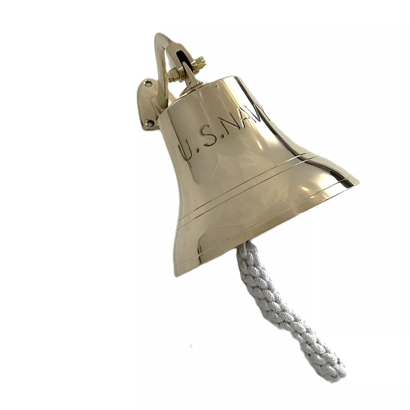 Lotus 8" Brass US Navy Bell Solid Brass Bell with