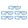 5pcs Solar Eclipse Glasses Professional Safe Plastic Direct Sun Viewing