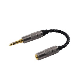 Headphone Splitter 3.5mm Male to Female Audio Splitter Extension Cable Microphone Stereo Headset Adapter Headphone Jack for Conversion Lossless Sound Quality for Laptop Speaker PC Adapter