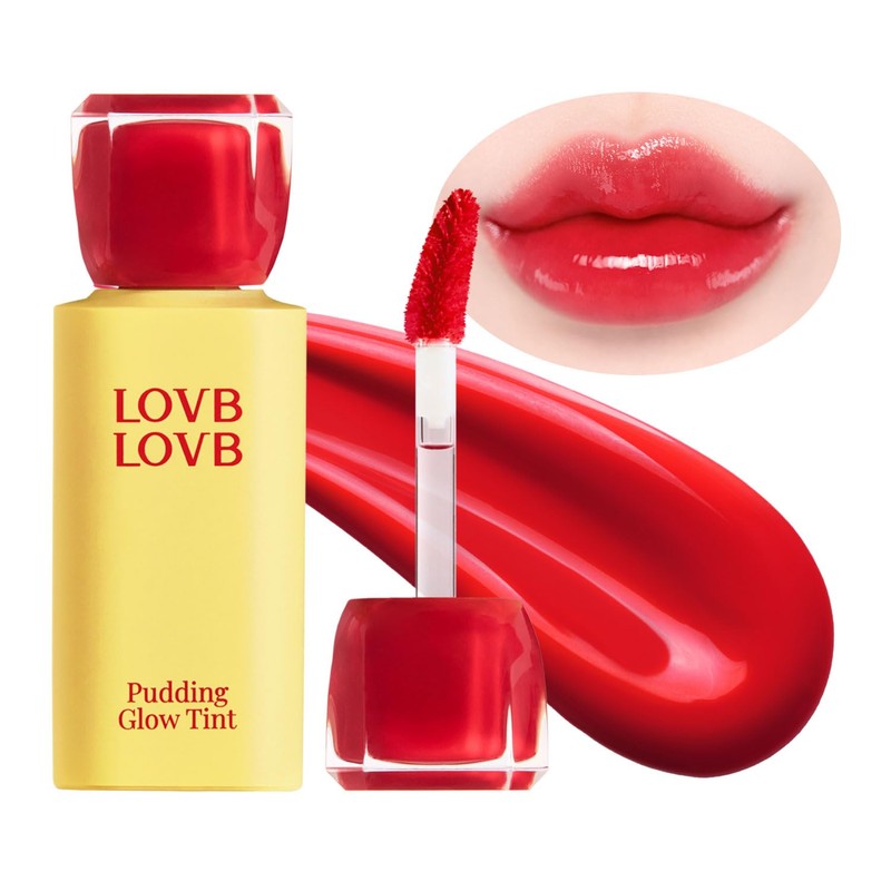 LOVB LOVB- Tinte de labios coreano Pudding Glow Tinte de