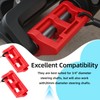 Datanly 2 Sets 4" Red Steer Stop Outboard Steering Locks