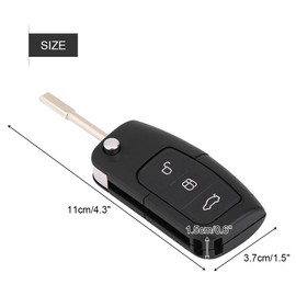 Car Remote Key 3 Button Car Keyless Entry Remote Control Key Remote Transmitter for Focus Mondeo C Max S Max