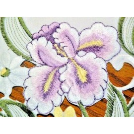 Dutch Iris Table Topper