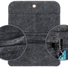 com-four® 2 x Hanging Shelves - Practical Felt Hanging Organiser