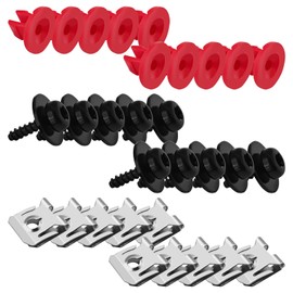 Gistilli 10 Sets T30 Engine Splash Shield Guard Undertray Cover Screws Bolt Nut Kit, Bumper Cover U Nut Compatible with Ford Focus Fusion Escape Explorer C-Max Transit Connect Lincoln MKC