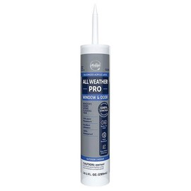 Acrylic Latex Sealant, 10 oz, Cartridge, Clear, Acrylic Latex Base, Mfr: 2863819-A