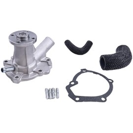 LSSOCH Water Pump with Hoses 15752-73033 15534-73030 15531-73350 15531-72870 Compatible With Kubota B1550 B1750 B2150 B20 B6200 B7200 B8200 B9200 Tractor