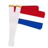 25 Packs Small Netherlands Flags on Handheld Stick，Miniature Dutch Holland