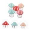 Ipetboom 5pcs Mushroom Lip Gloss Tubes Empty Lip Gloss Containers