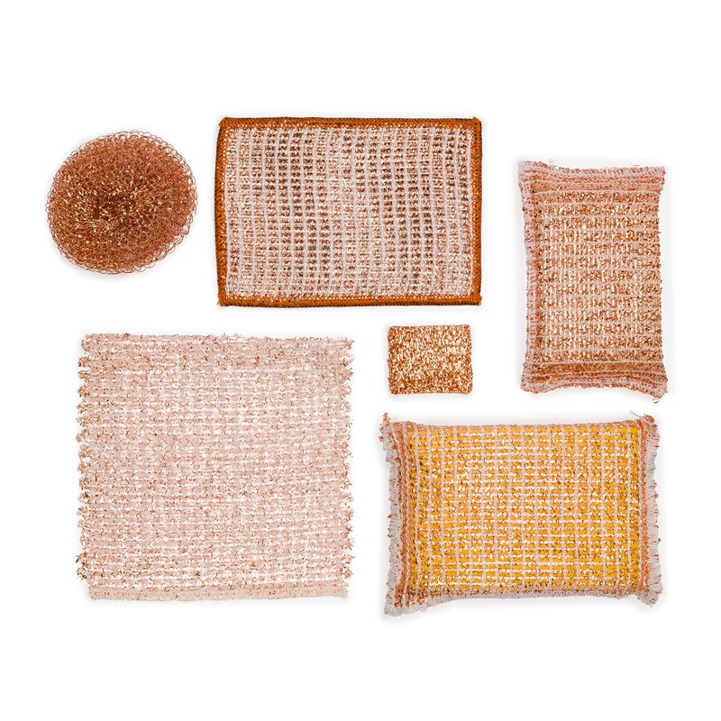 REDECKER Copper Scrubbing Cloth – 2-Ply Woven, Non-Scratch, Reusable &