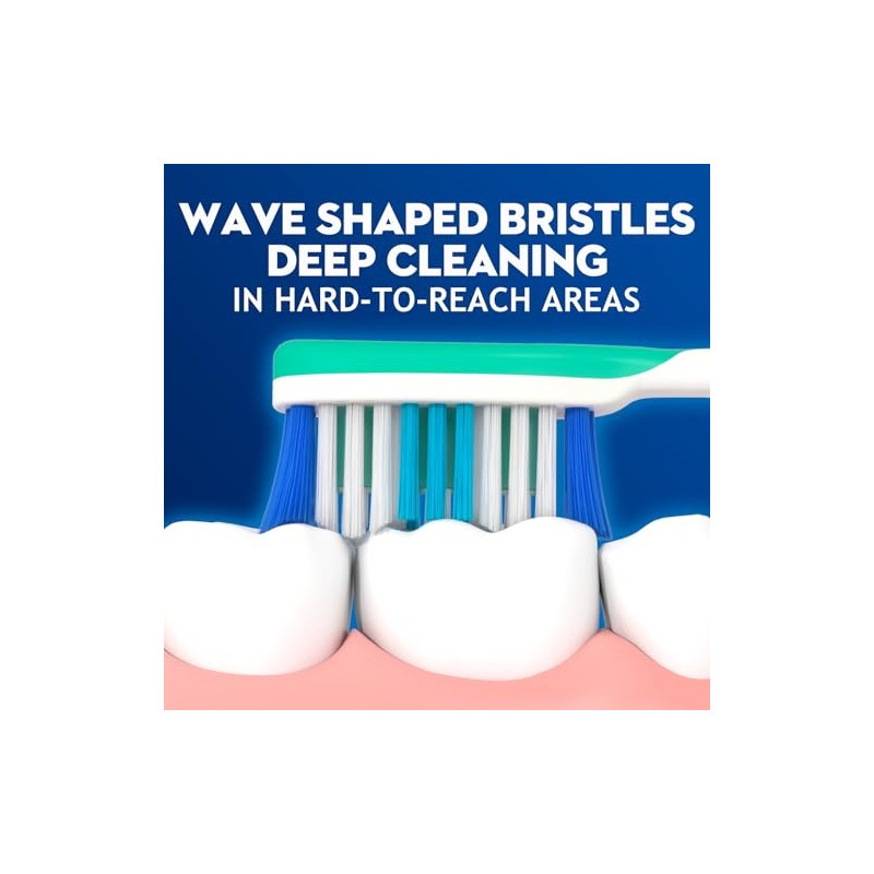 Cepillo de dientes manual de cerdas duras para adultos con