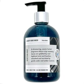 Palm Safe Scottish Mist 300ml Luxury Hand Wash Soothing Hand Cleanser Hydrates Sensitive or Irritated Skin 300ml Pump Bottle with Natural Bioactives to Nourish and Moisturise Vegan-friendly